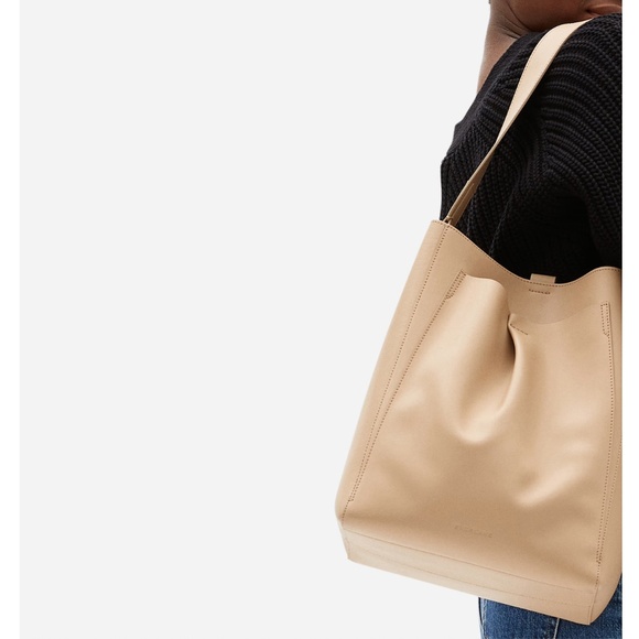 EVERLANE - The Studio Bag Tan Premium Leather Tote Bag - Picture 2 of 2